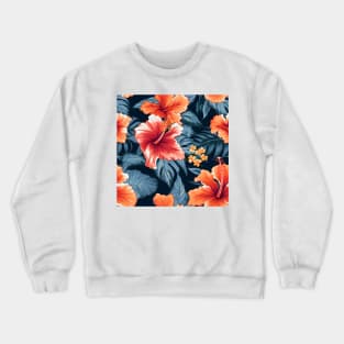 Hibiscus Flowers Pattern 8 Crewneck Sweatshirt